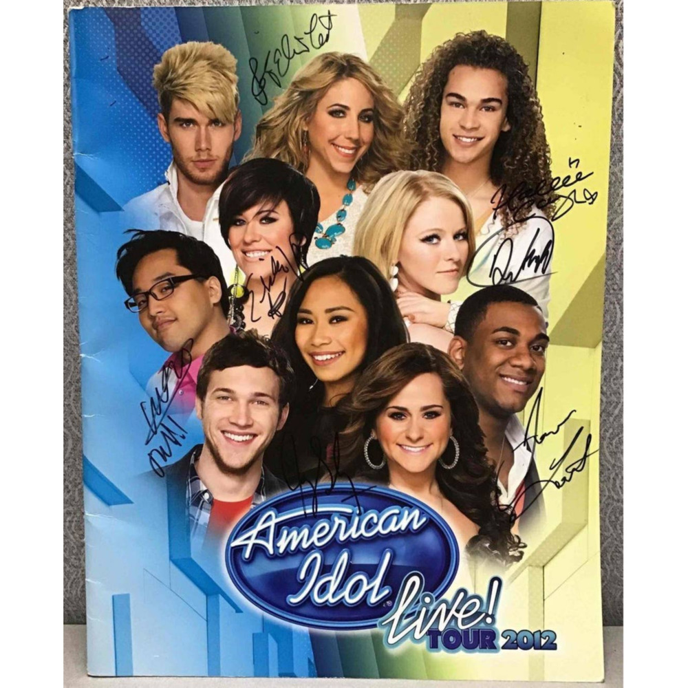 American Idol Tour 2012 Autographed Ledet Han Testone Brackensick Van Pelt etc.